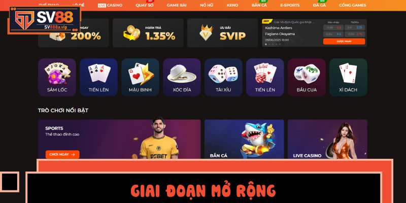 Giai đoạn mở rộng – Chinh phục các thị trường khu vực